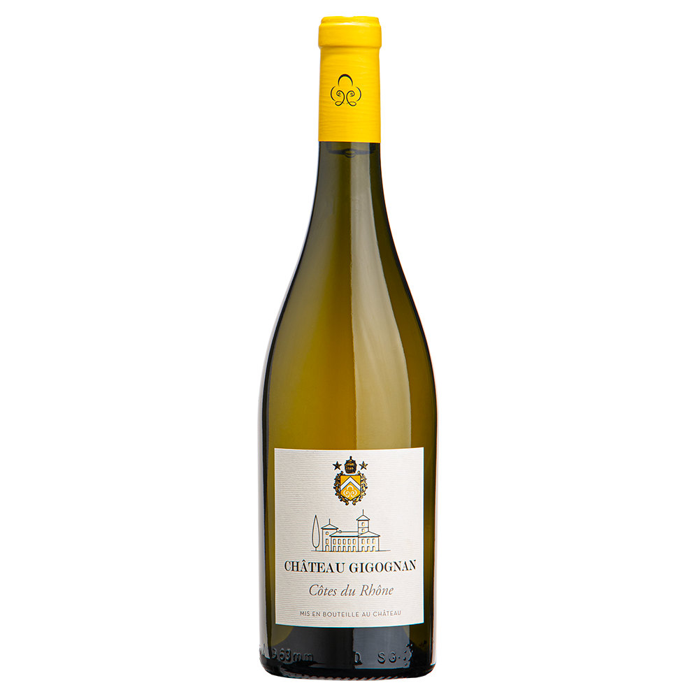 Bouteille de vin Château Gigognan Cotes du Rhône blanc 2019