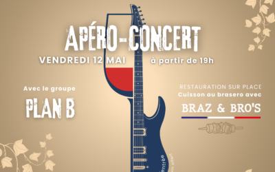 12 mai – Apéro-concert avec Plan B & Braz’&Bro’s