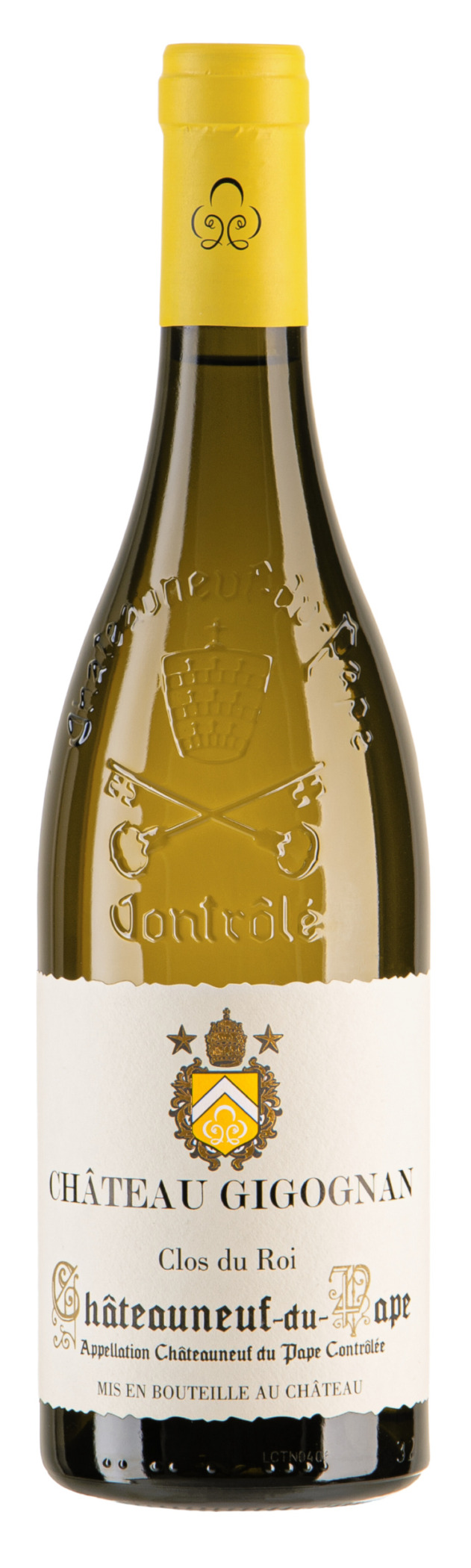 Château Gigognan Châteauneuf-du-Pape Blanc Cuvée Clos du Roi 2020 recadré Clos du roi blanc